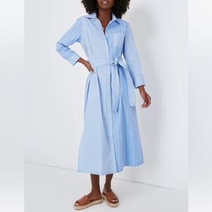Blue Striped Chessie Dress